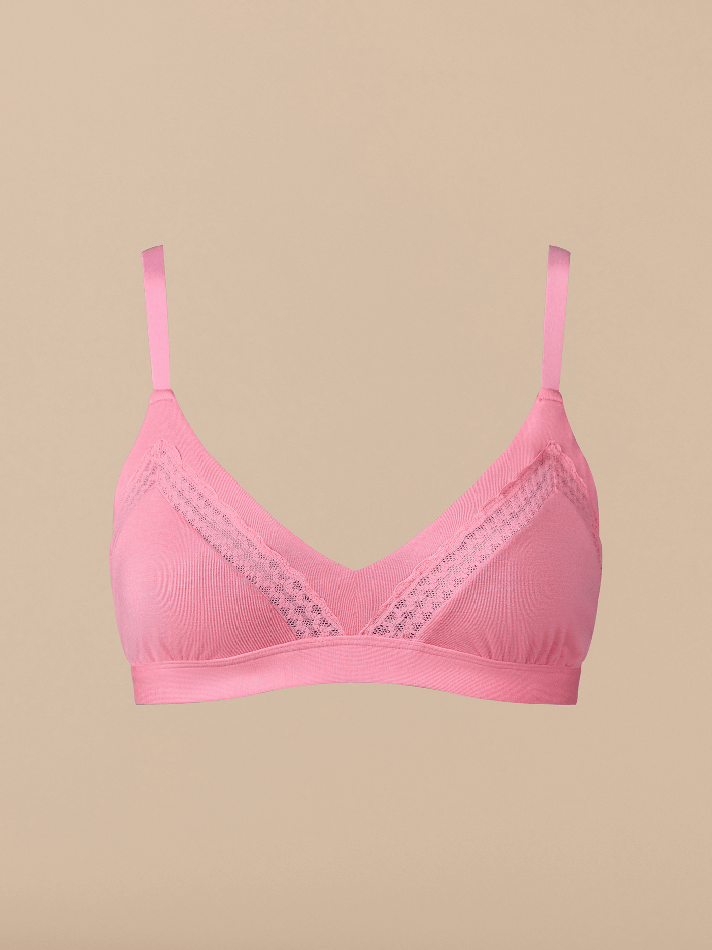 UltraModal™ Lace Triangle Bralette | Pop Pink