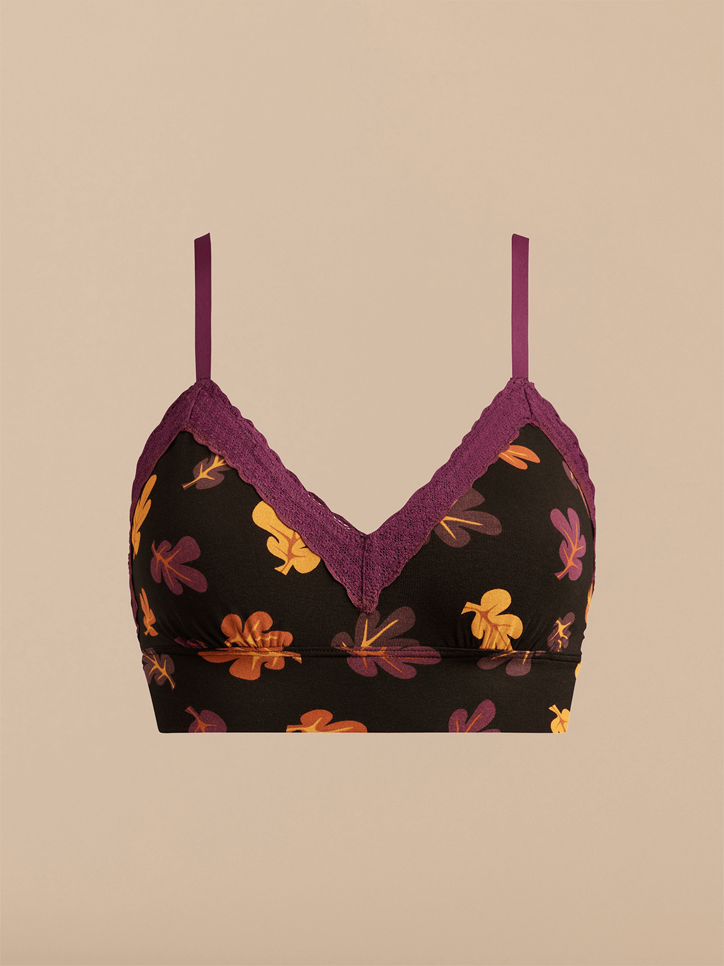UltraModal™ Lace Plunge Bralette | Fall Leaves