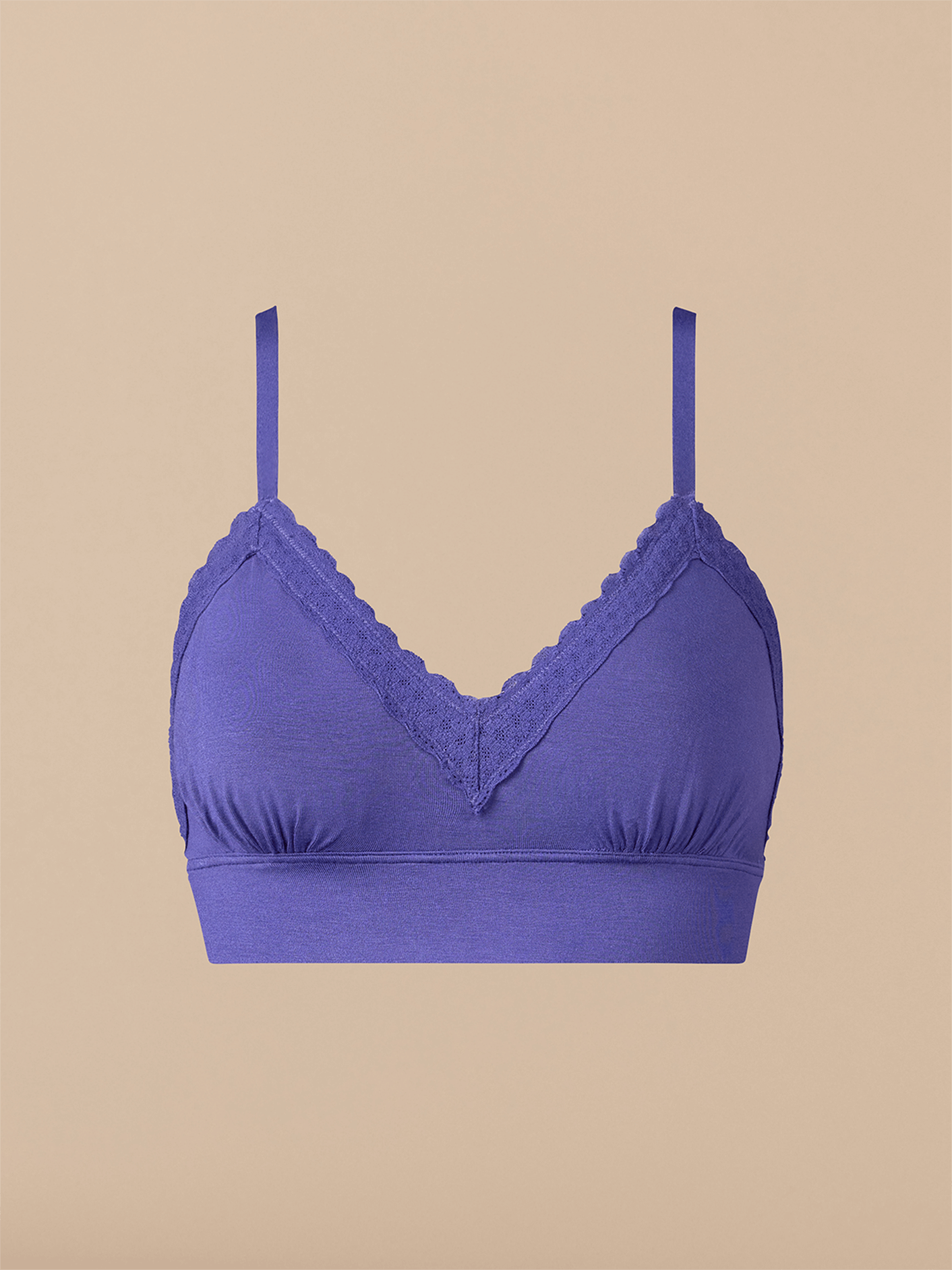 UltraModal™ Lace Plunge Bralette | Berry Blue