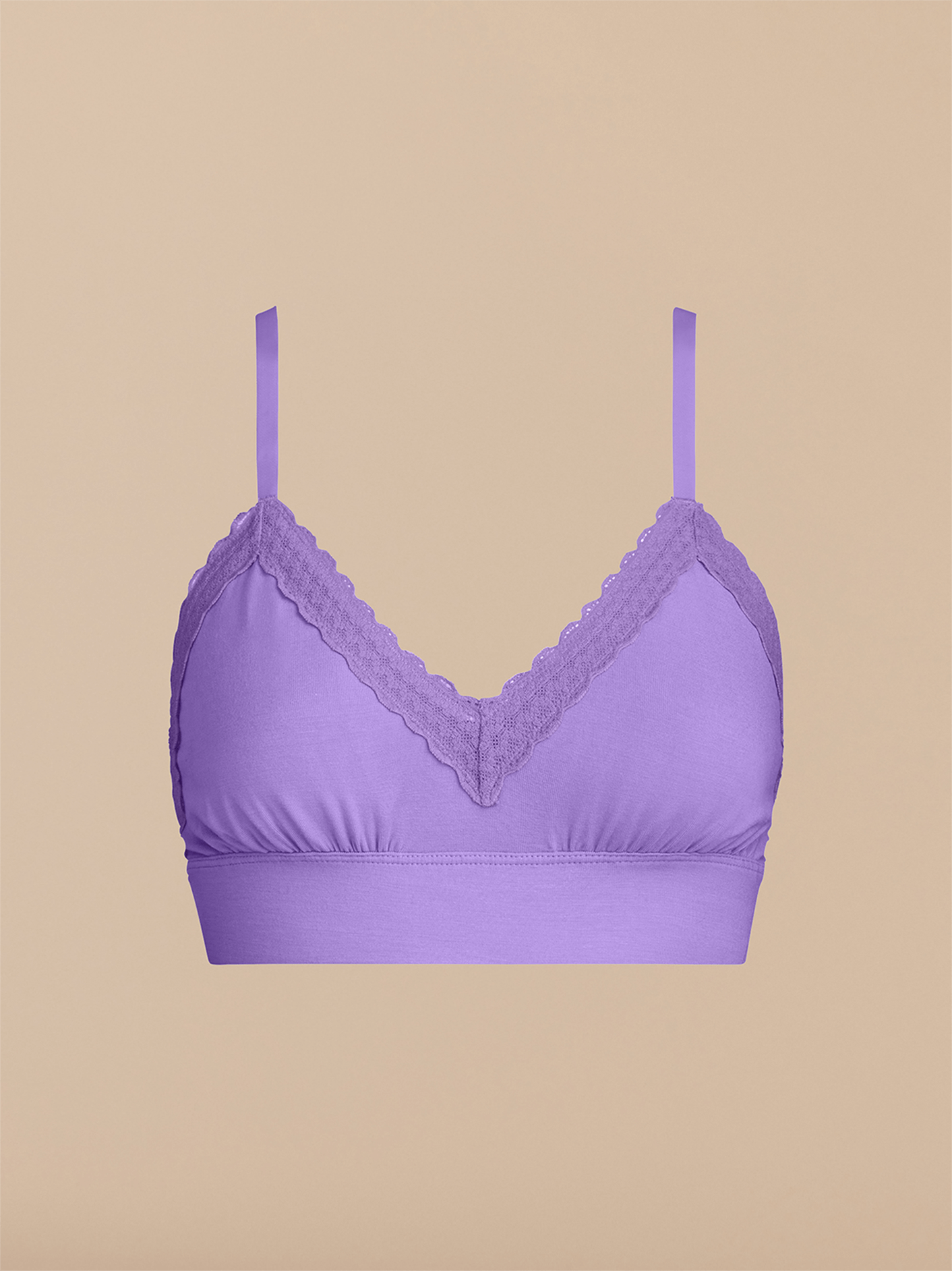 UltraModal™ Lace Plunge Bralette | Purple