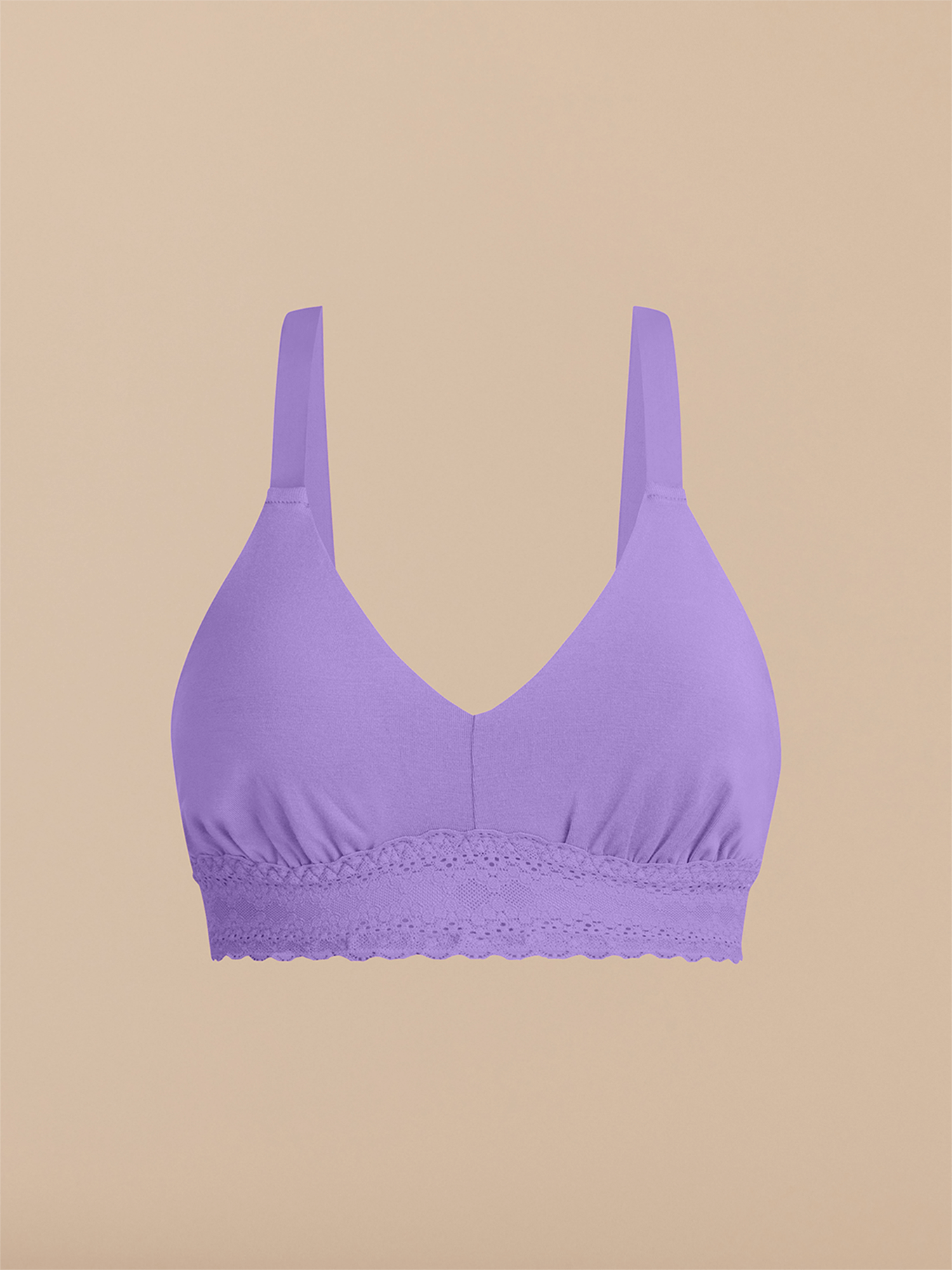 UltraModal™ Lace Longline Bralette | Purple