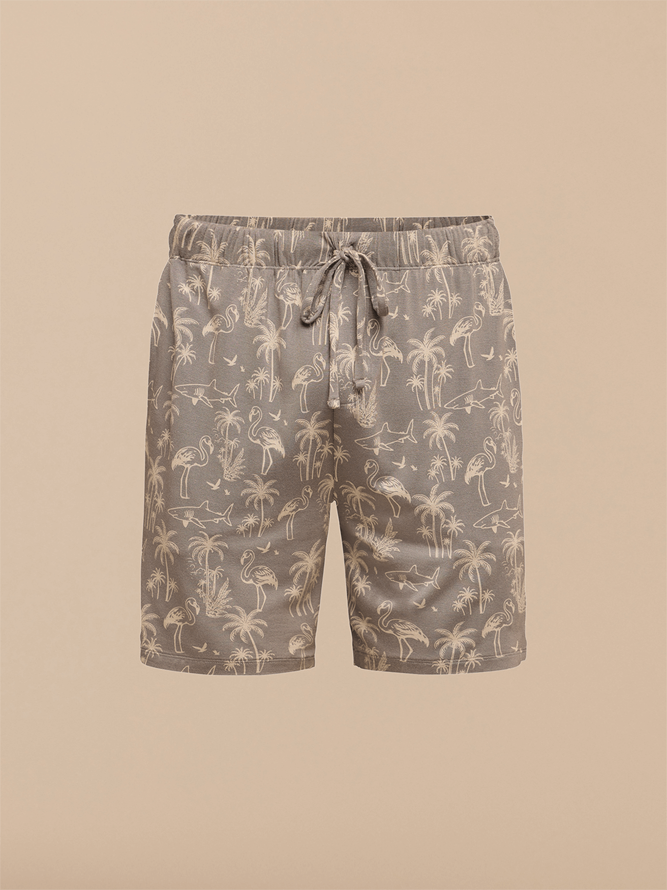 UltraModal™ Short Sleeve PJ Set - Men's | Grey Wild Life