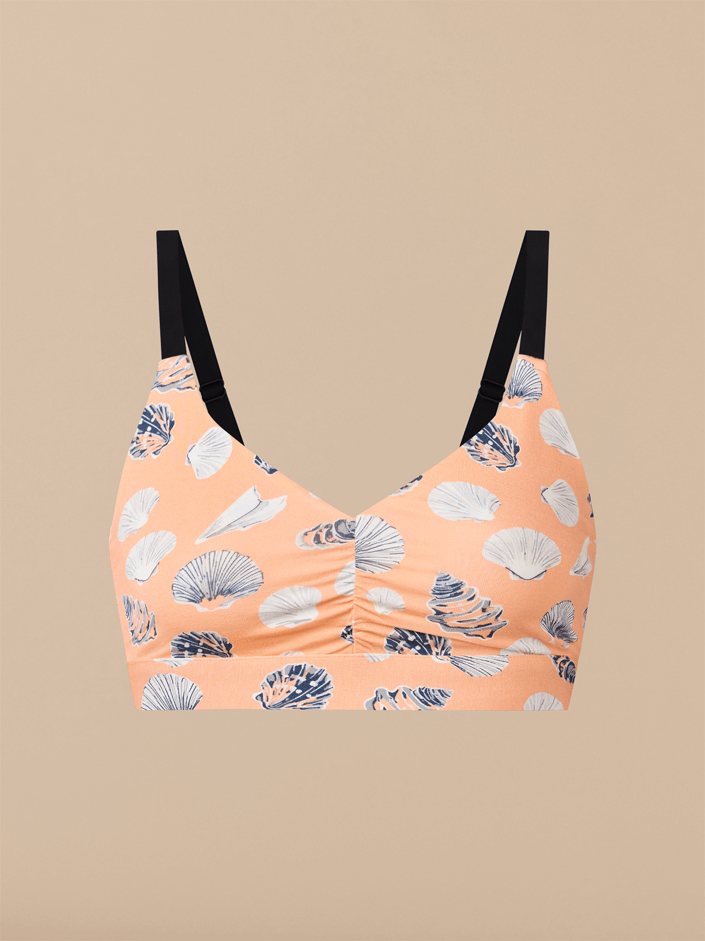 Curvy UltraModal™ FeelFree Ruched Bralette | Sand Treasures