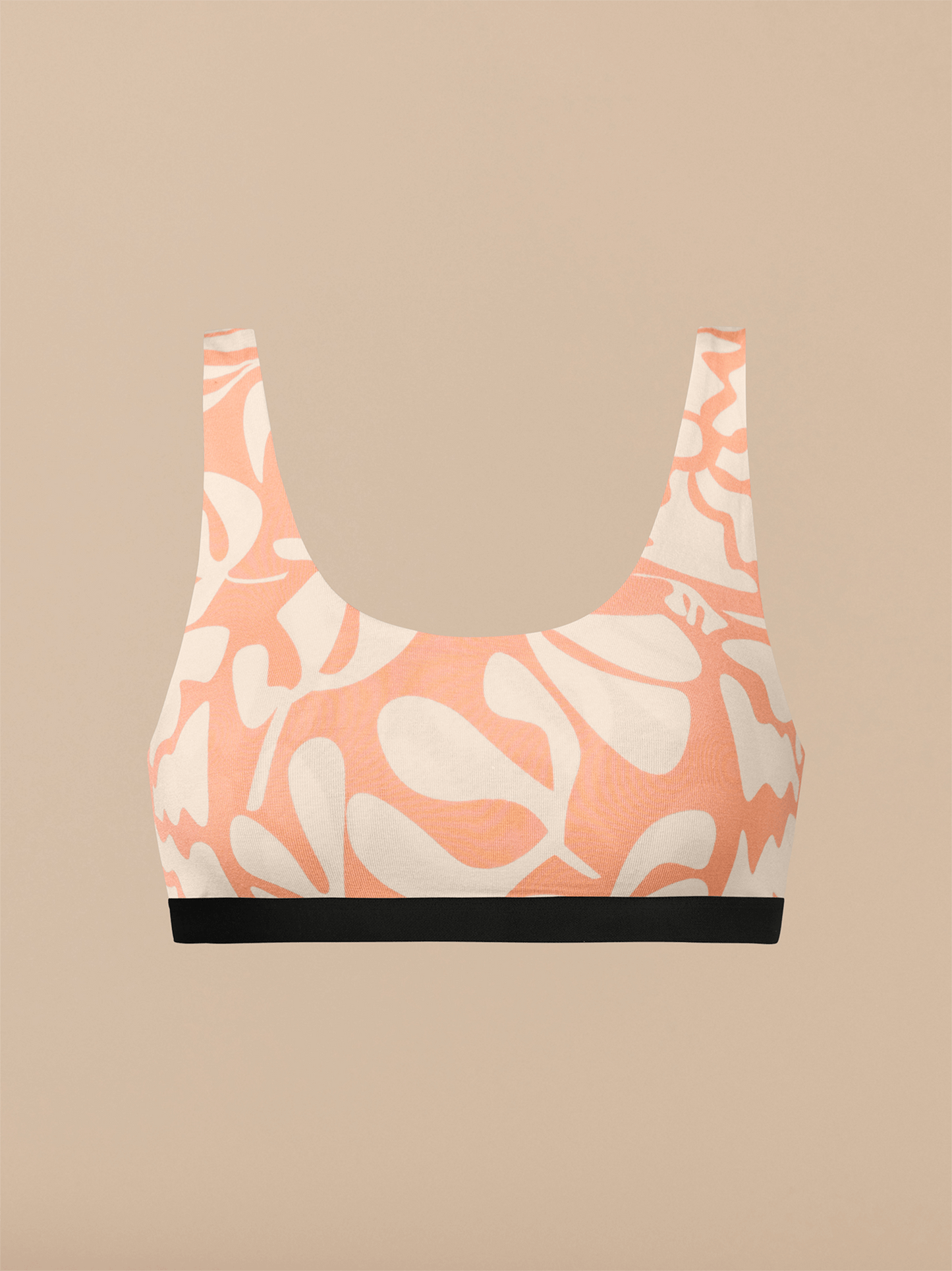 UltraModal™ Core Scoop Bralette | Coral Heatwave