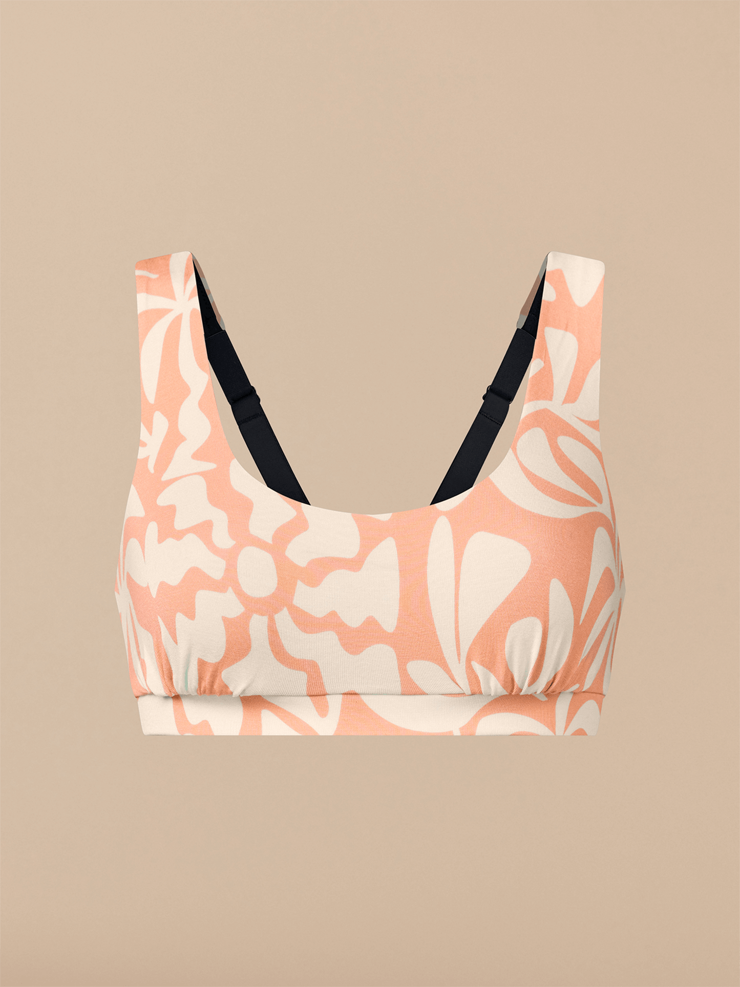 UltraModal™ FeelFree Square Neck Bralette | Coral Heatwave