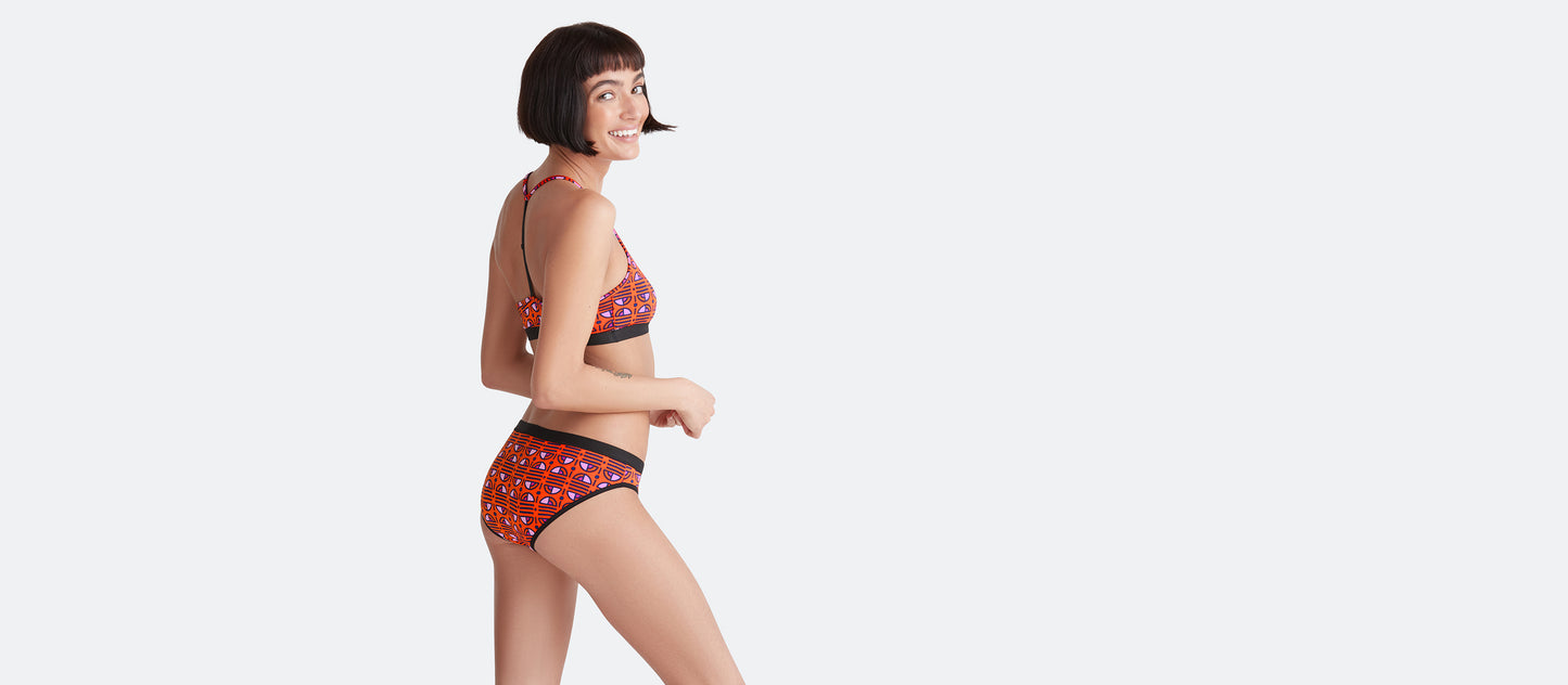 UltraModal™ Core T-Back Bralette | GeoStripe
