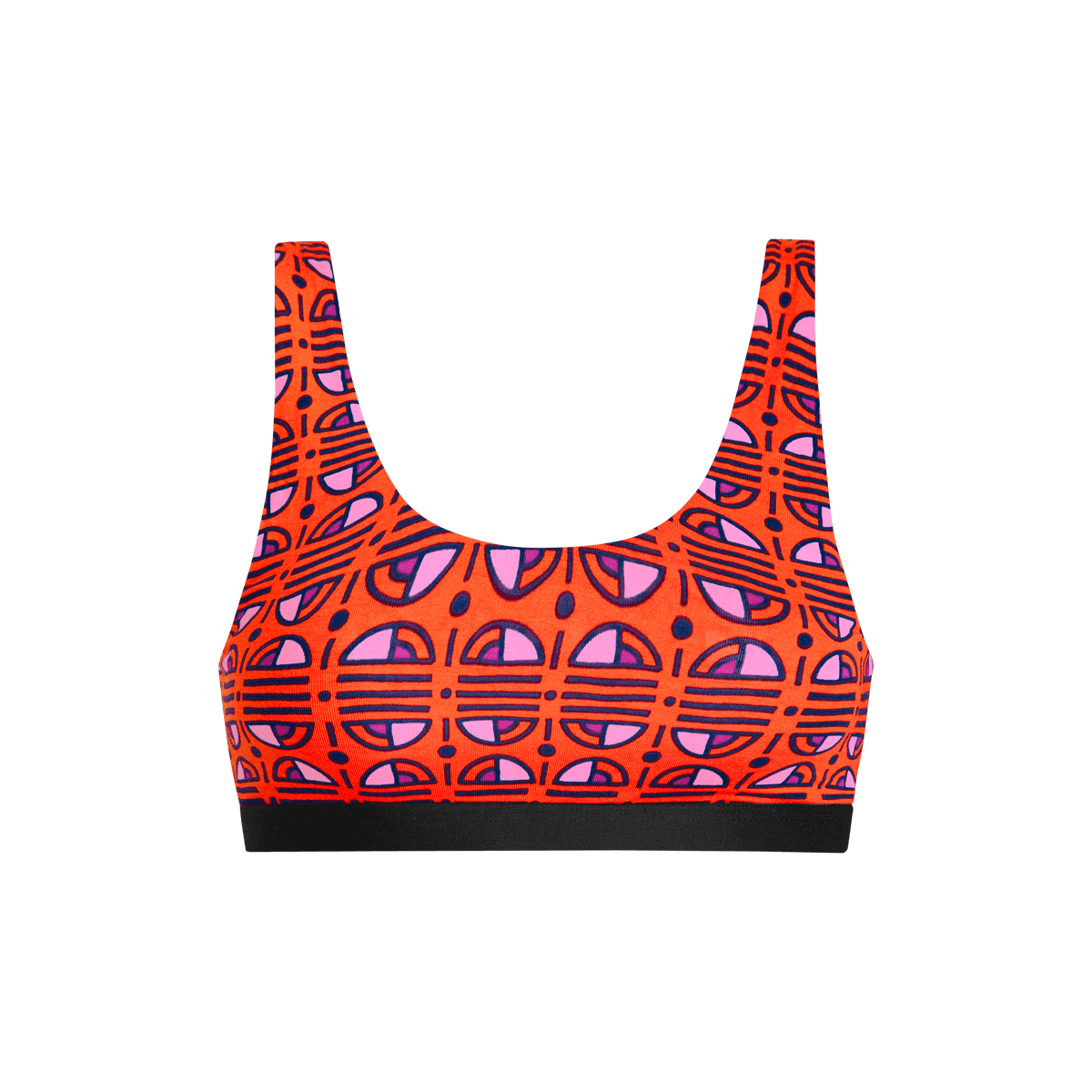 UltraModal™ Core Scoop Bralette | GeoStripe