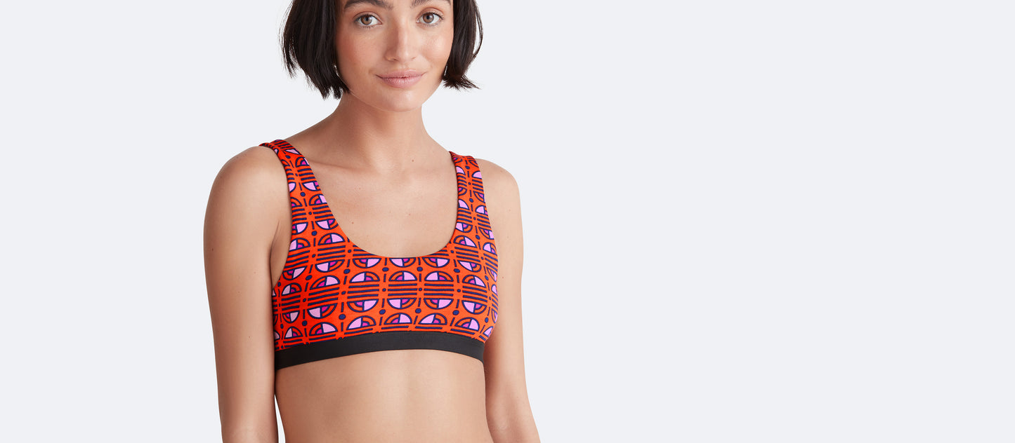 UltraModal™ Core Scoop Bralette | GeoStripe