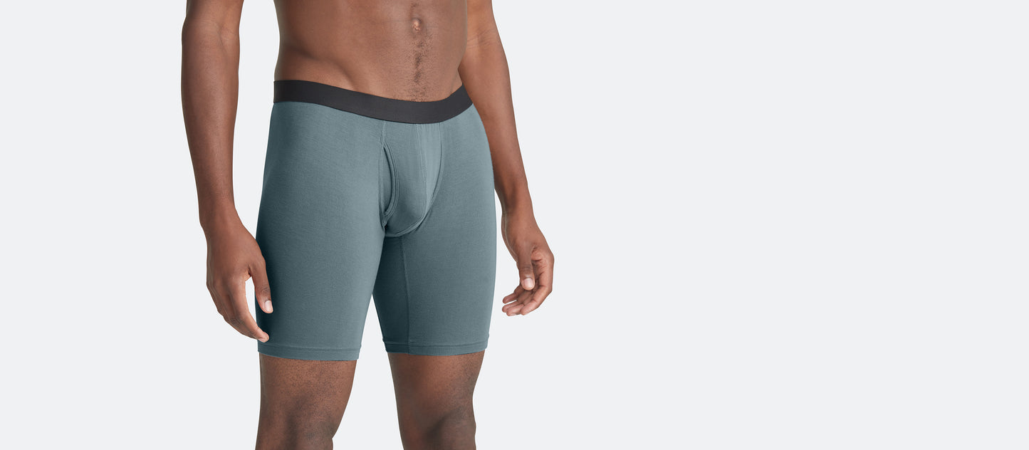 UltraModal™ Core Long Boxer Brief w/ Fly | Goblin Blue