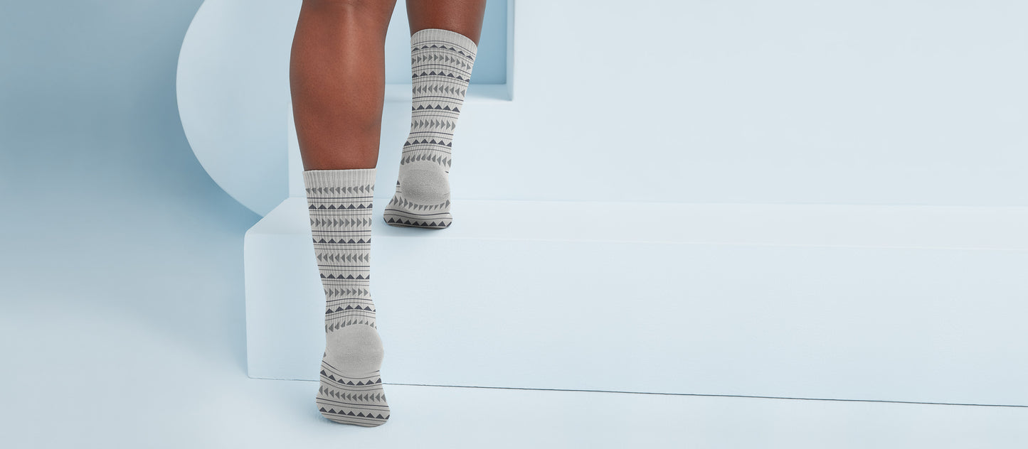 MoveMe Crew Sock | Arrows