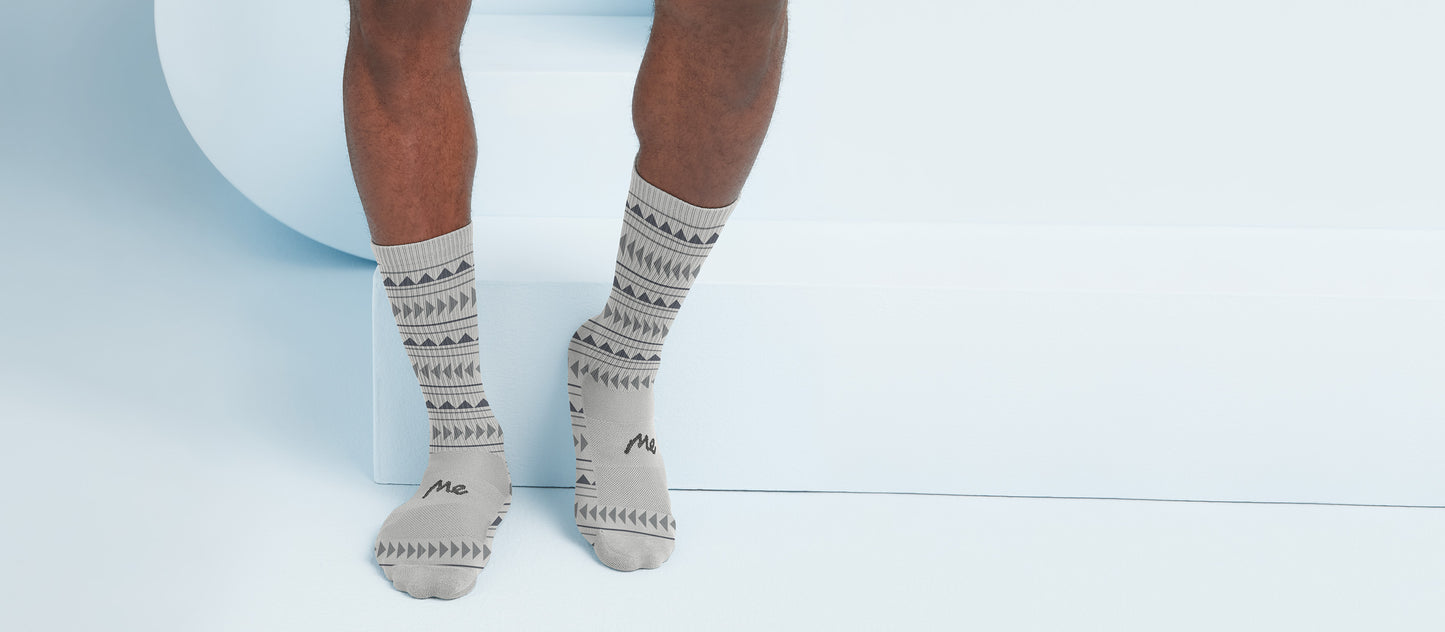 MoveMe Crew Sock | Arrows