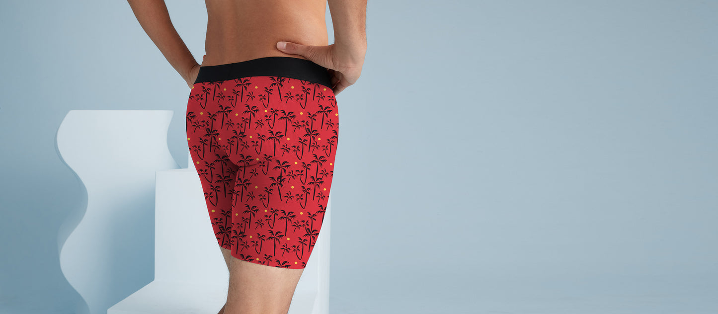 MoveMe Long Boxer Brief w/ Fly | Palm
