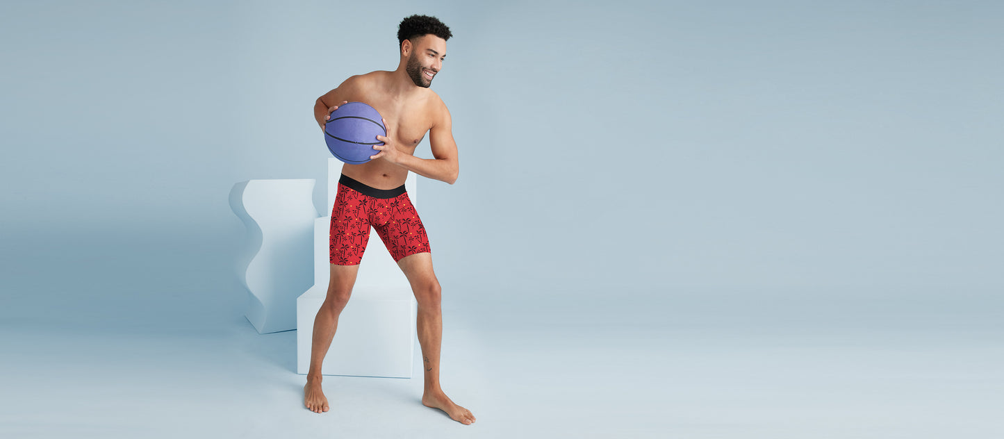 MoveMe Long Boxer Brief w/ Fly | Palm
