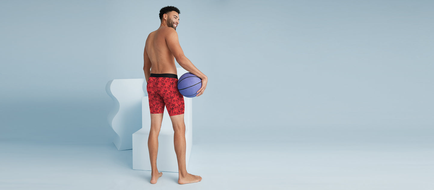 MoveMe Long Boxer Brief w/ Fly | Palm