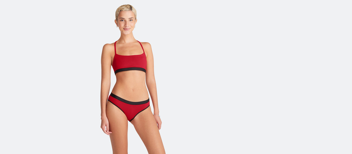 UltraModal™ Core T-Back Bralette | Goji Berry