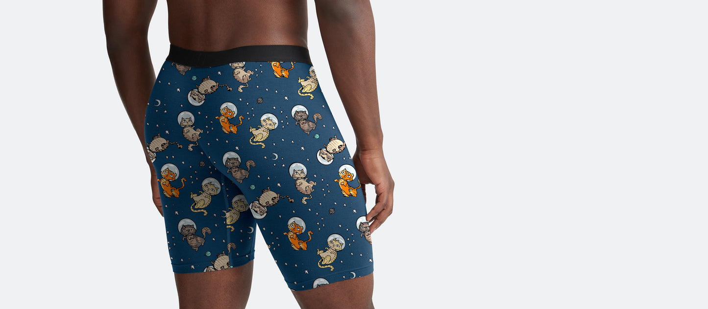 UltraModal™ Core Long Boxer Brief w/ Fly | Houston, We Have A Purr-oblem