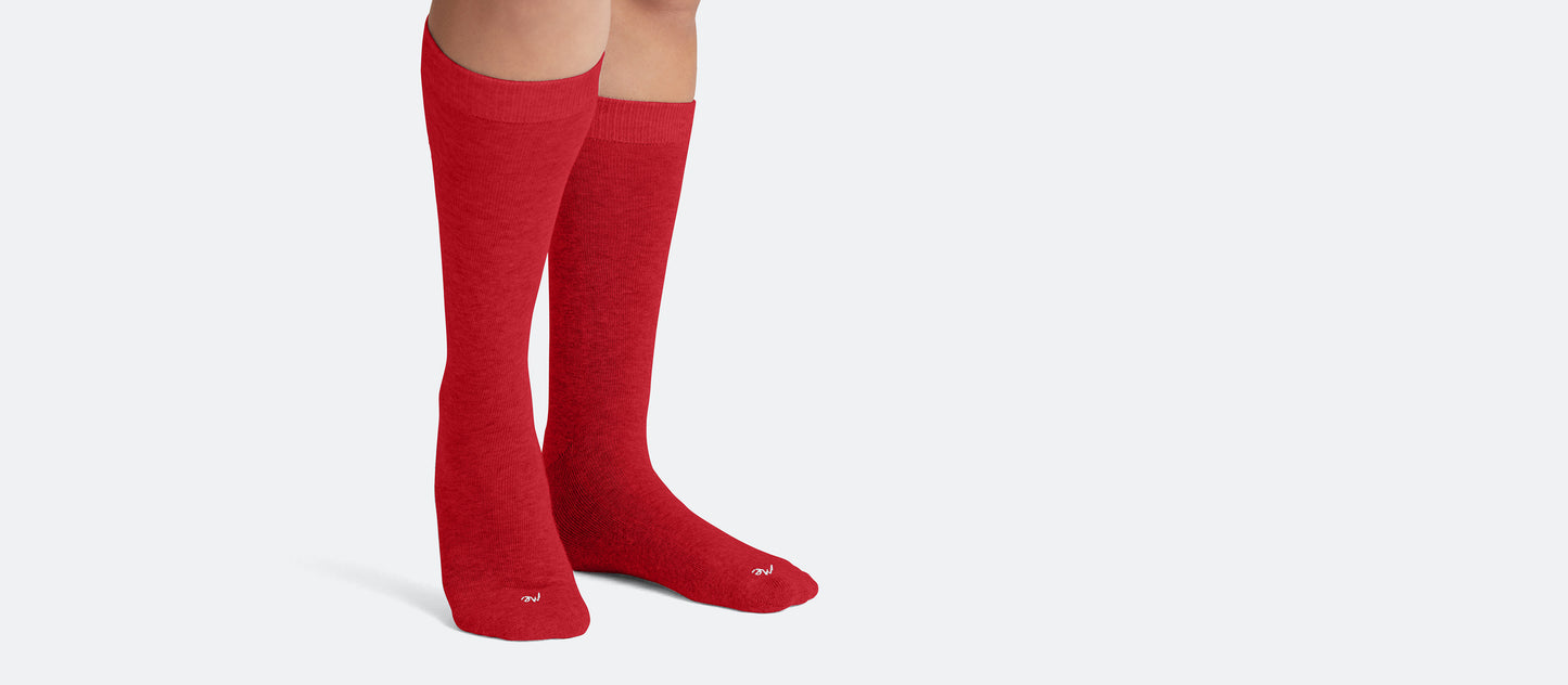 Heritage Crew Sock | Cranberry
