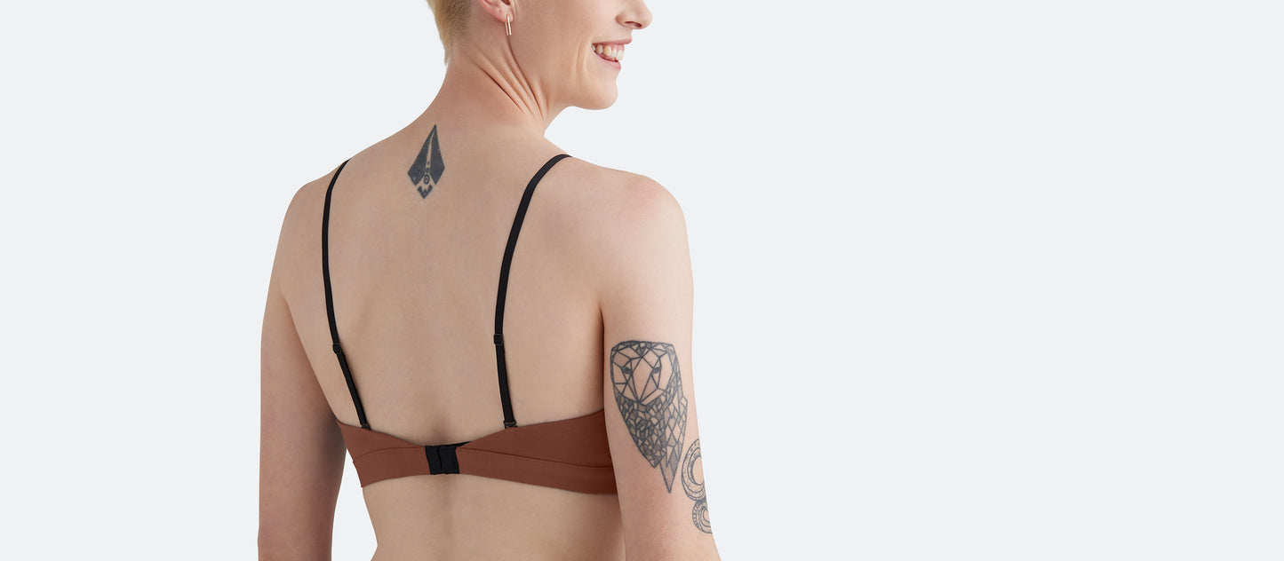 UltraModal™ FeelFree Ruched Bralette | Walnut Shell
