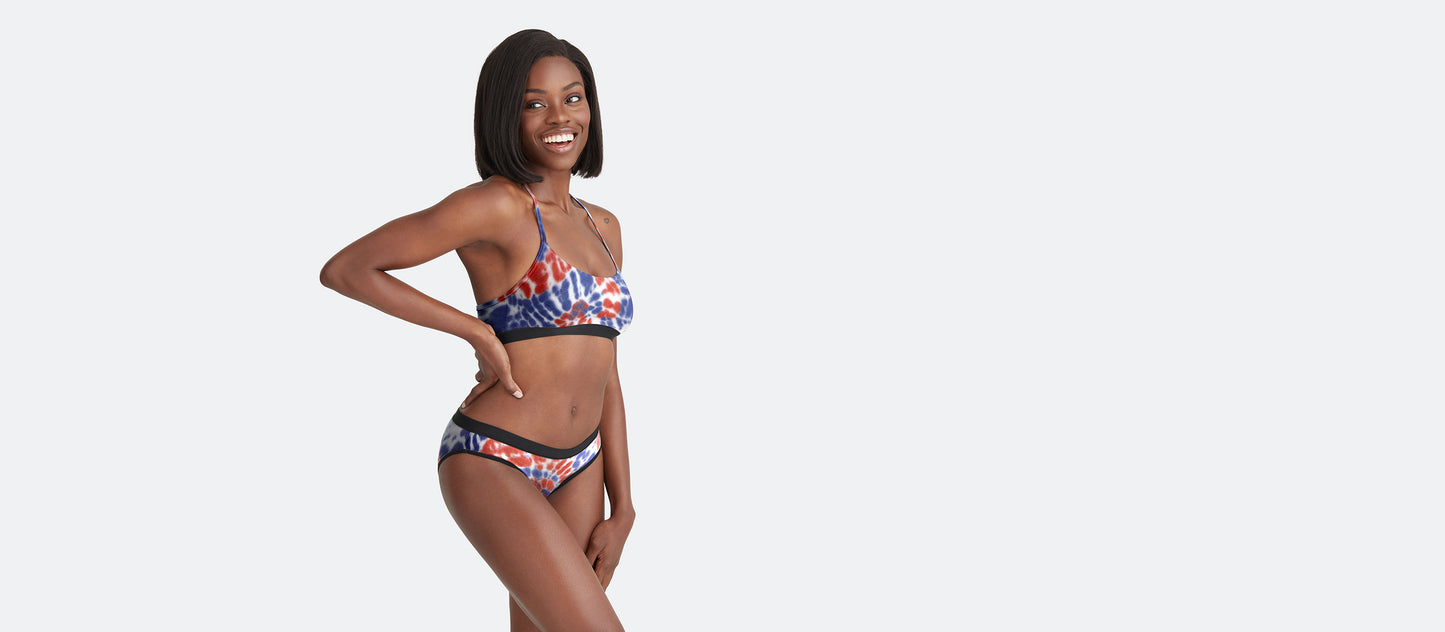 UltraModal™ Core Bikini | Americana Tie Dye