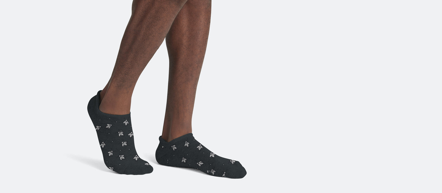 Heritage No Show Sock | Tail Lights