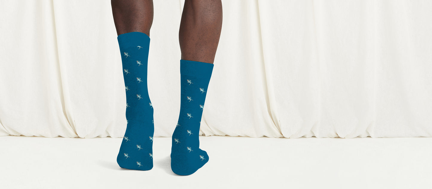 Heritage Crew Sock | Shark