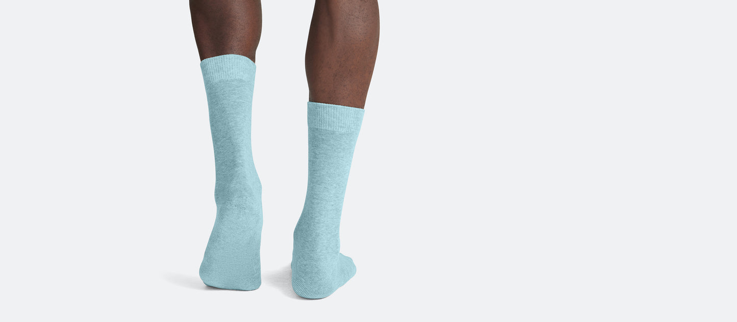Heritage Crew Sock | Ice Blue