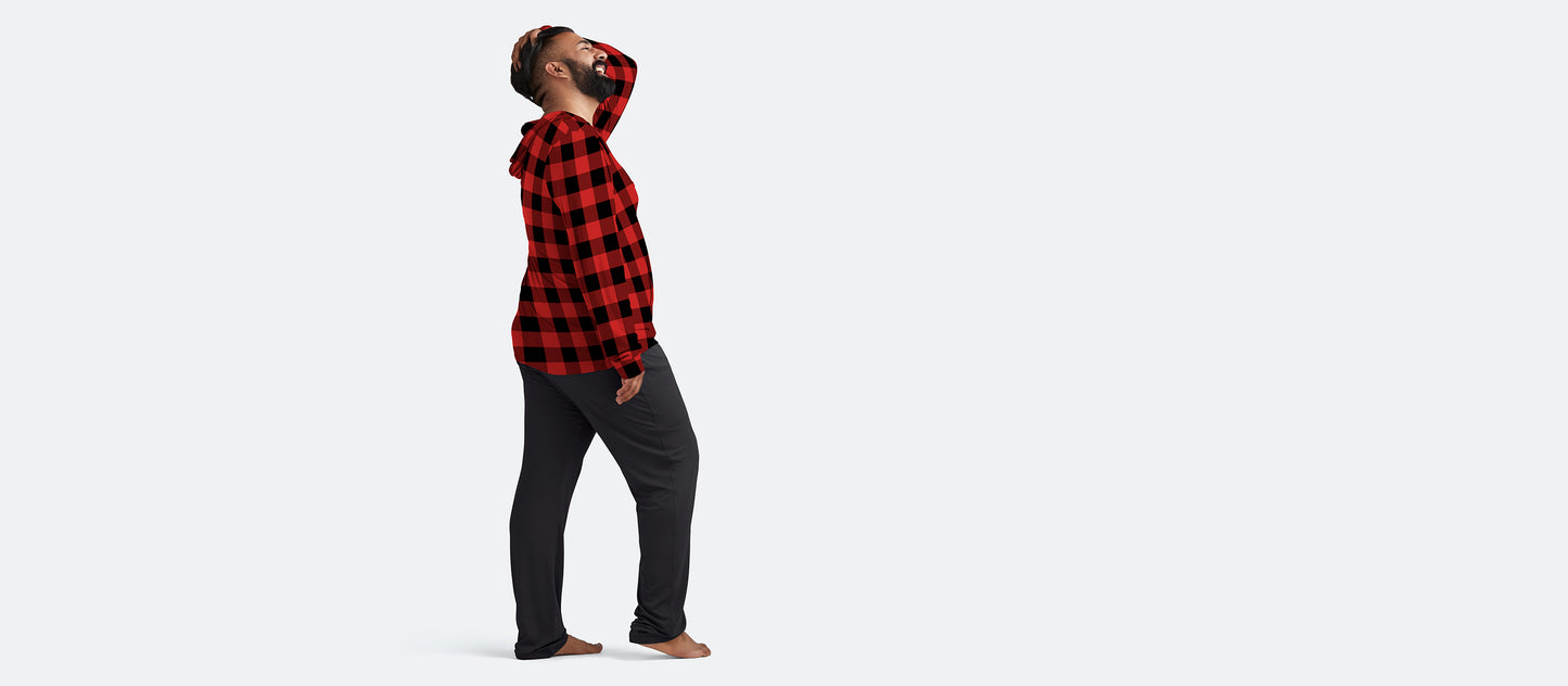 UltraModal™ Pullover Lounge Hoodie - Men's | Buffalo Check