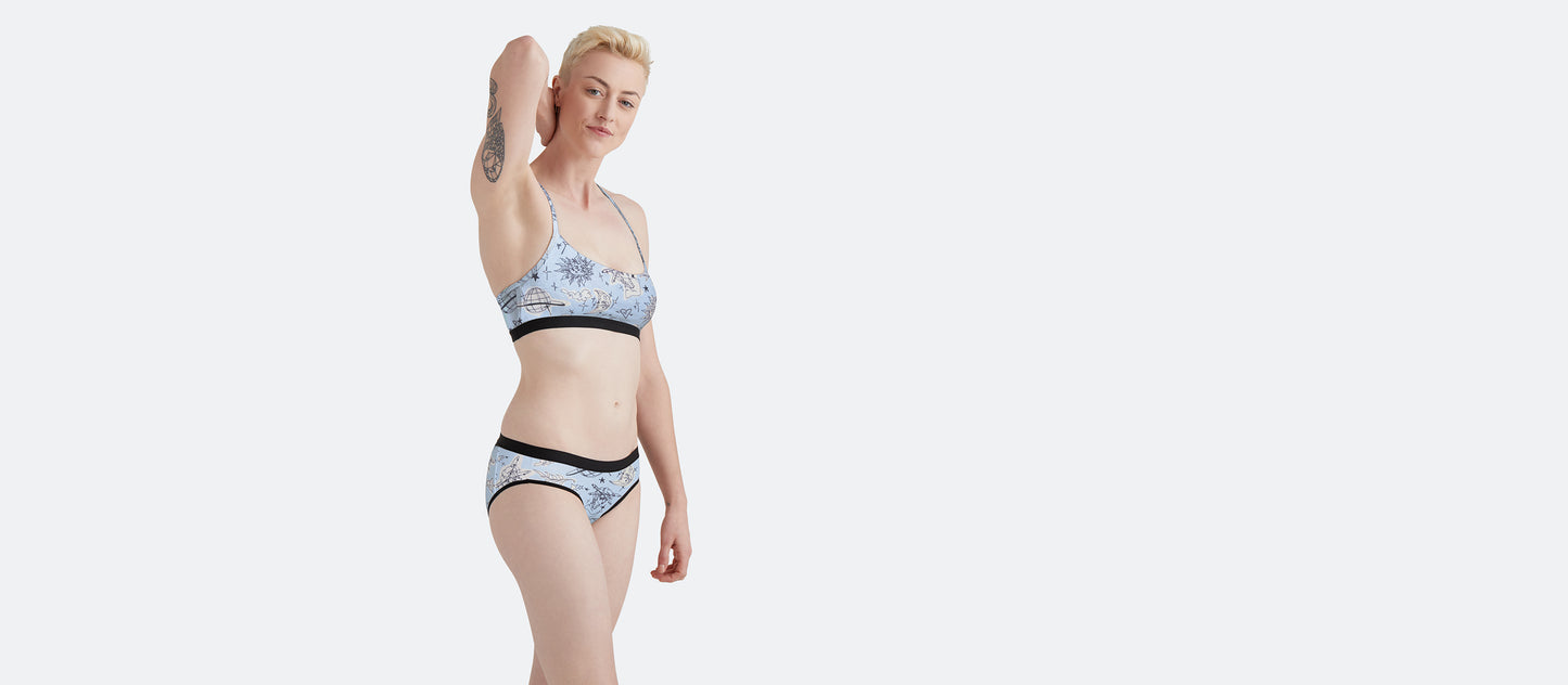 UltraModal™ Core T-Back Bralette | Full Moon by Girl Knew York