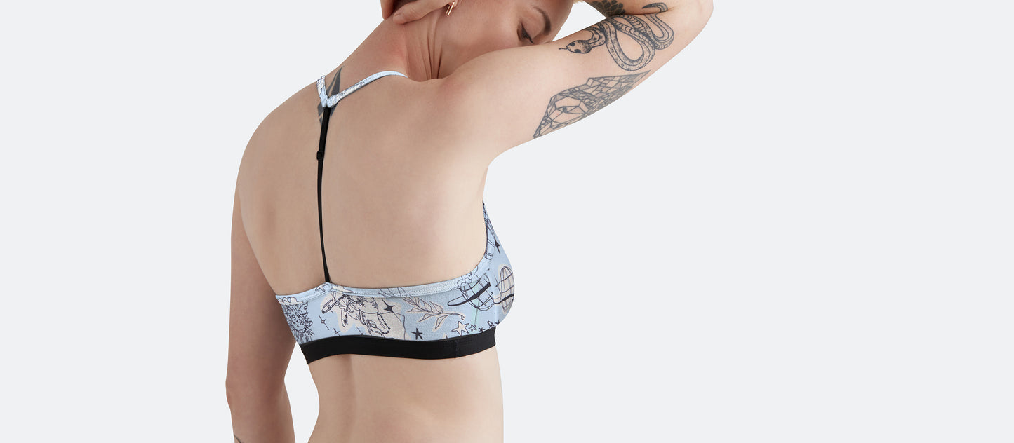 UltraModal™ Core T-Back Bralette | Full Moon by Girl Knew York