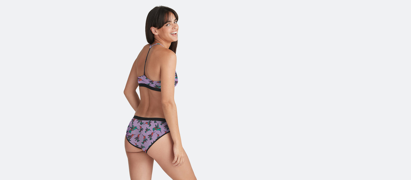 UltraModal™ Core T-Back Bralette | Hummingbirds
