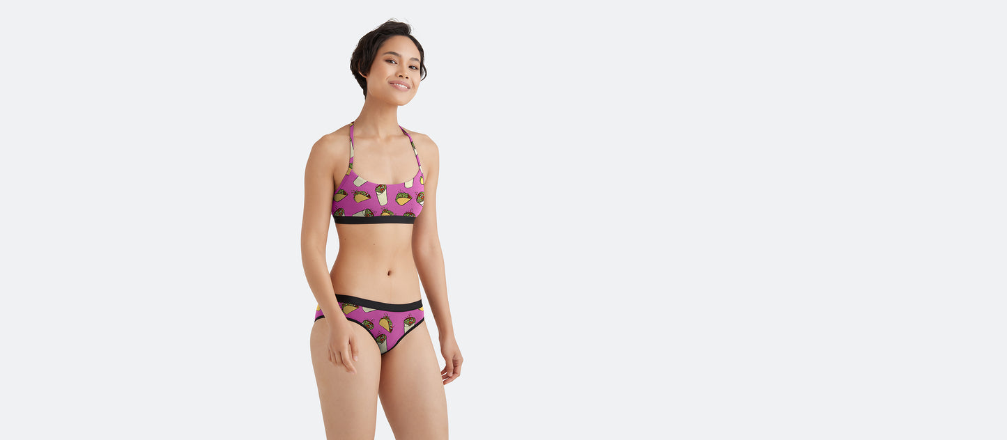 UltraModal™ Core T-Back Bralette | Taco ‘Bout It