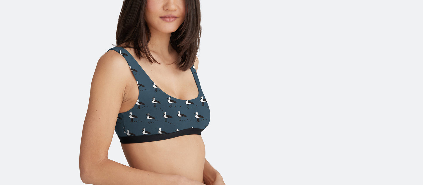 UltraModal™ Core Scoop Bralette | Beach Birds