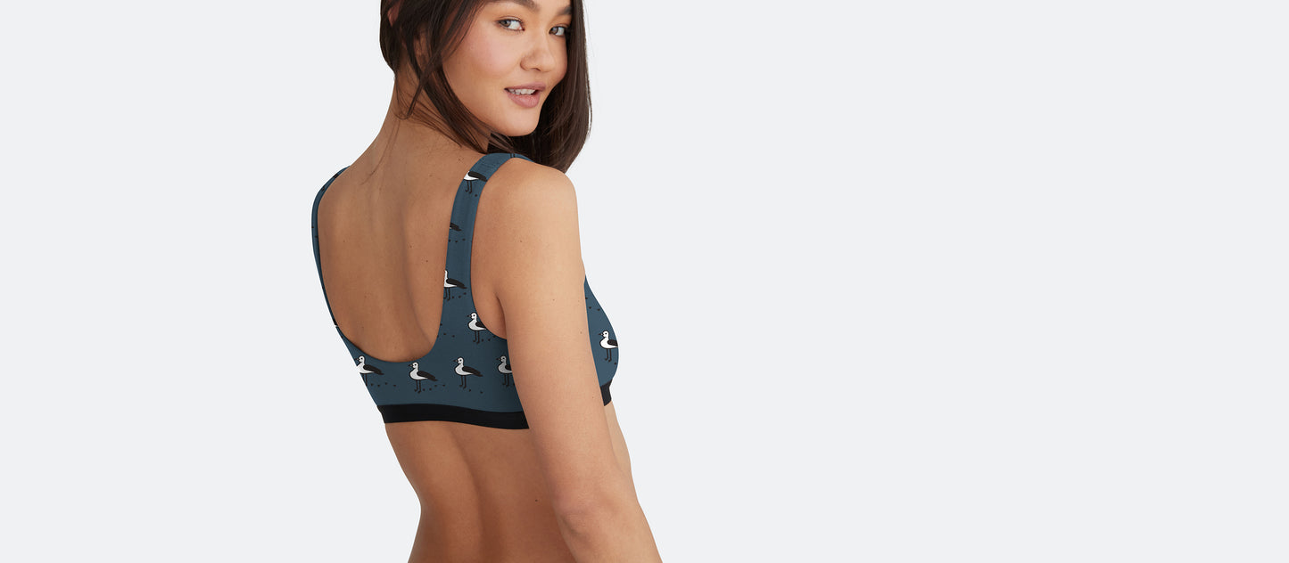 UltraModal™ Core Scoop Bralette | Beach Birds