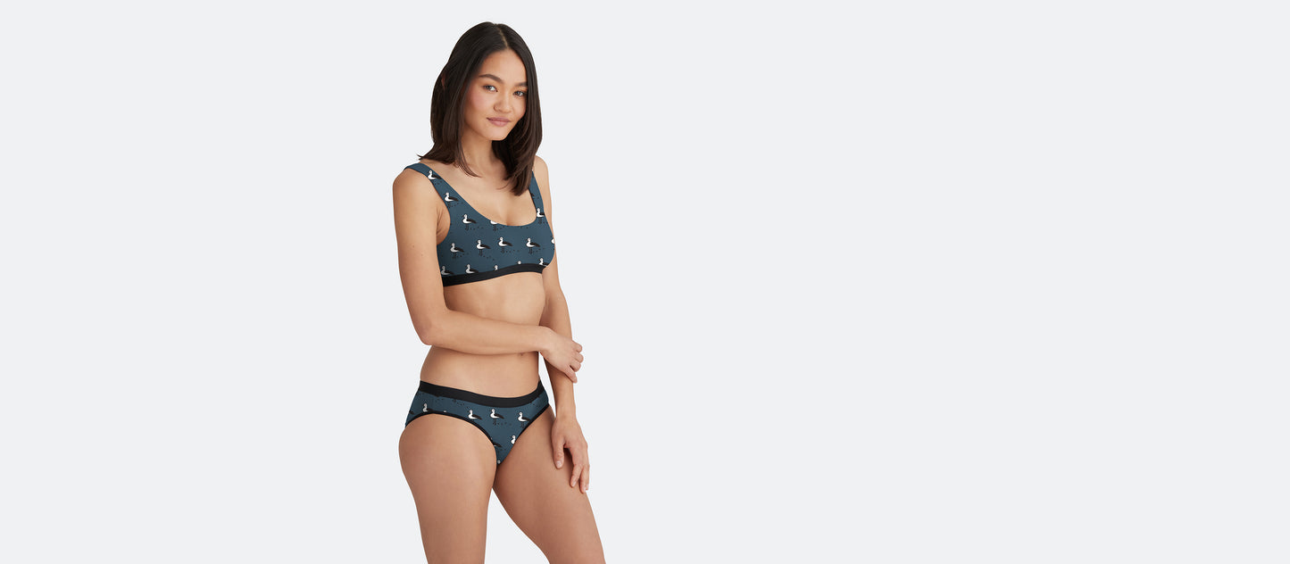 UltraModal™ Core Scoop Bralette | Beach Birds