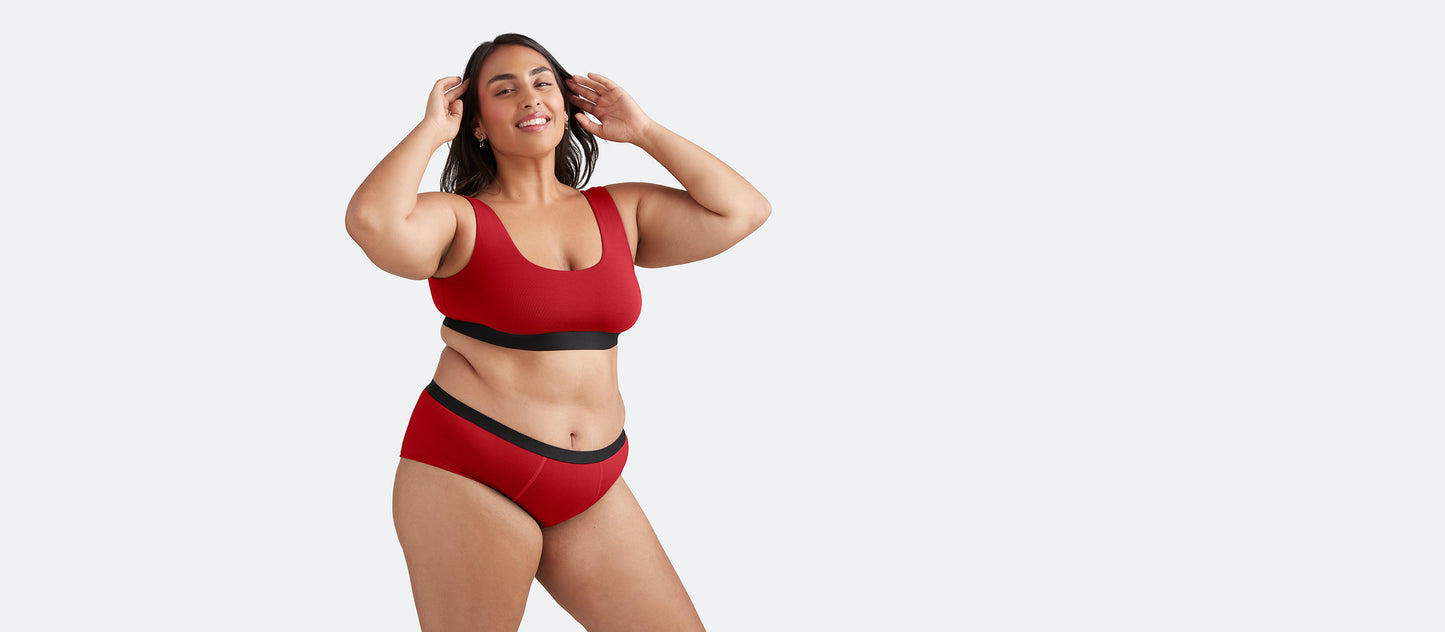 UltraModal™ Core Scoop Bralette | Cranberry