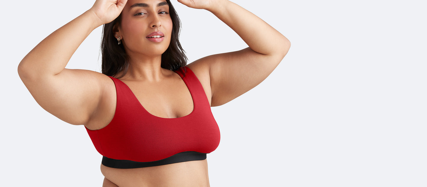 UltraModal™ Core Scoop Bralette | Cranberry