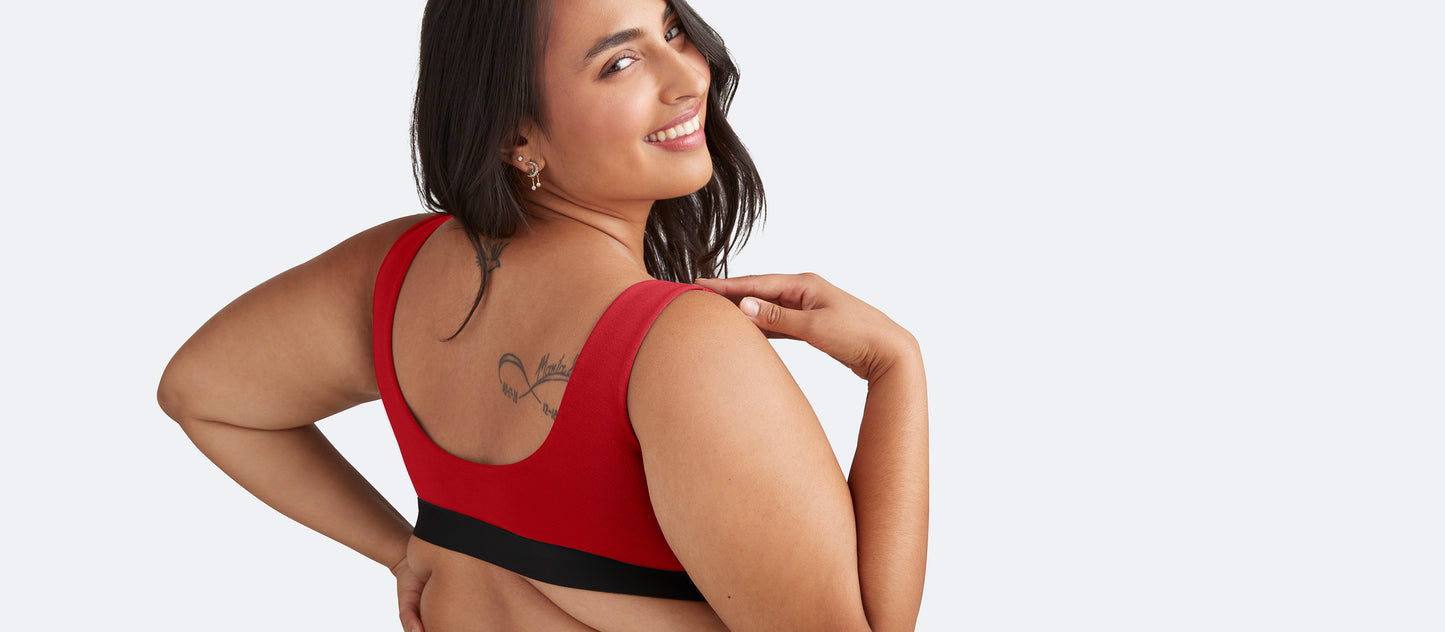 UltraModal™ Core Scoop Bralette | Cranberry