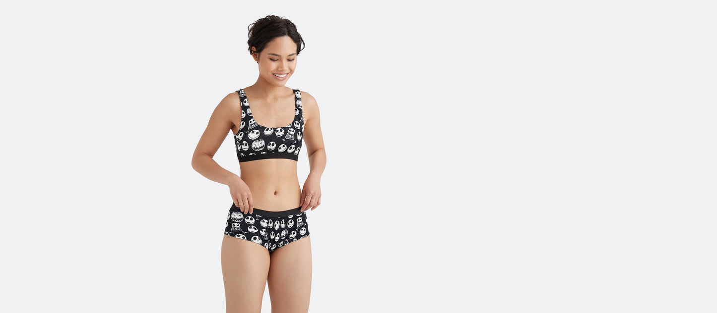 UltraModal™ Core Scoop Bralette | Jack Skellington