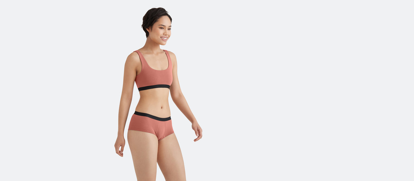 UltraModal™ Core Scoop Bralette | Red Rock