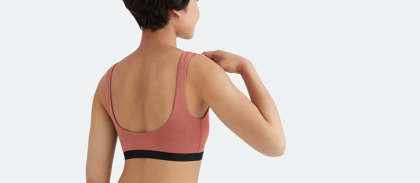 UltraModal™ Core Scoop Bralette | Red Rock