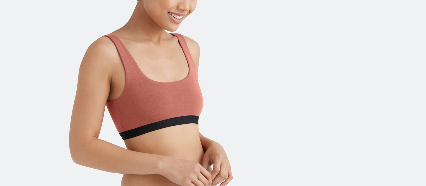 UltraModal™ Core Scoop Bralette | Red Rock