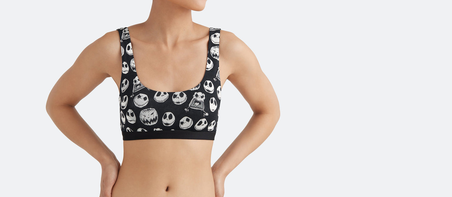 UltraModal™ Core Scoop Bralette | Jack Skellington