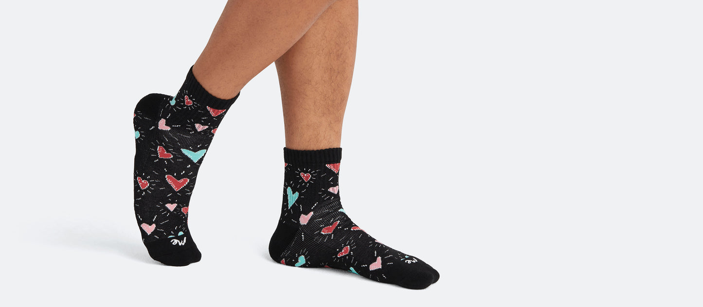 Heritage Quarter Sock | Heart Beats