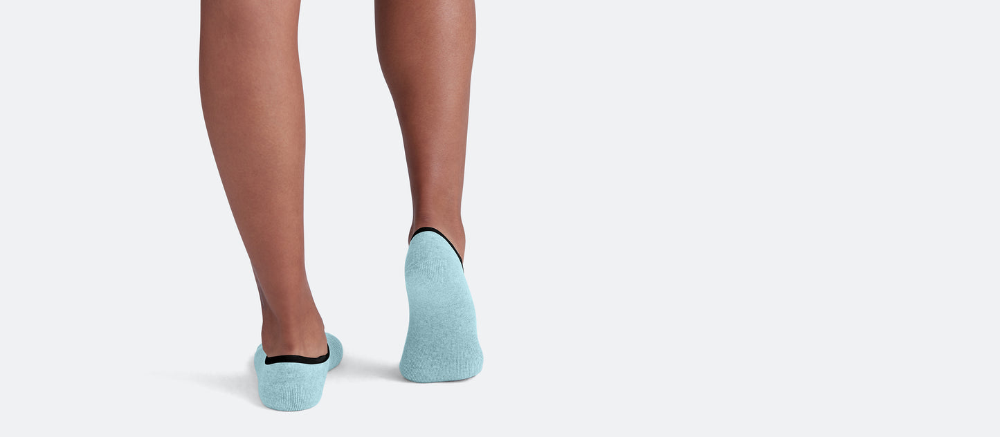 Heritage No Show Sock | Ice Blue
