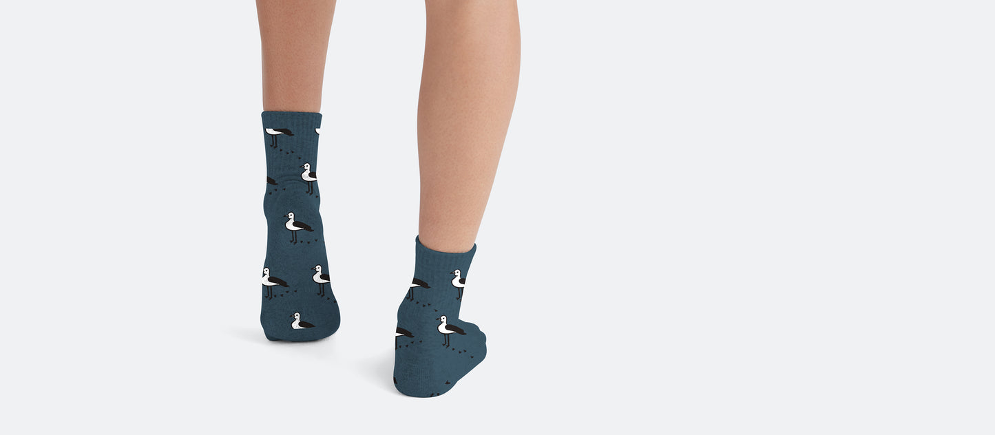 Heritage Quarter Sock | Beach Birds