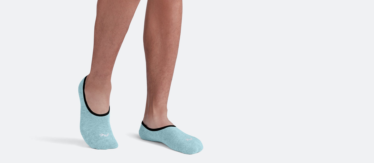 Heritage No Show Sock | Ice Blue