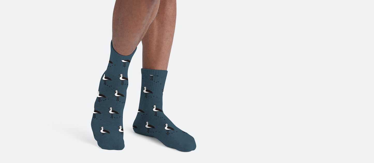 Heritage Quarter Sock | Beach Birds