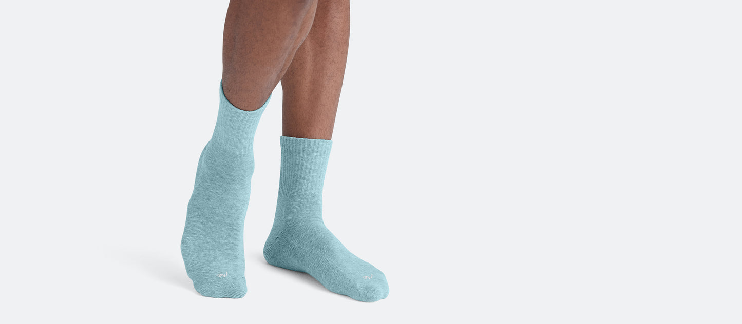 Heritage Quarter Sock | Ice Blue