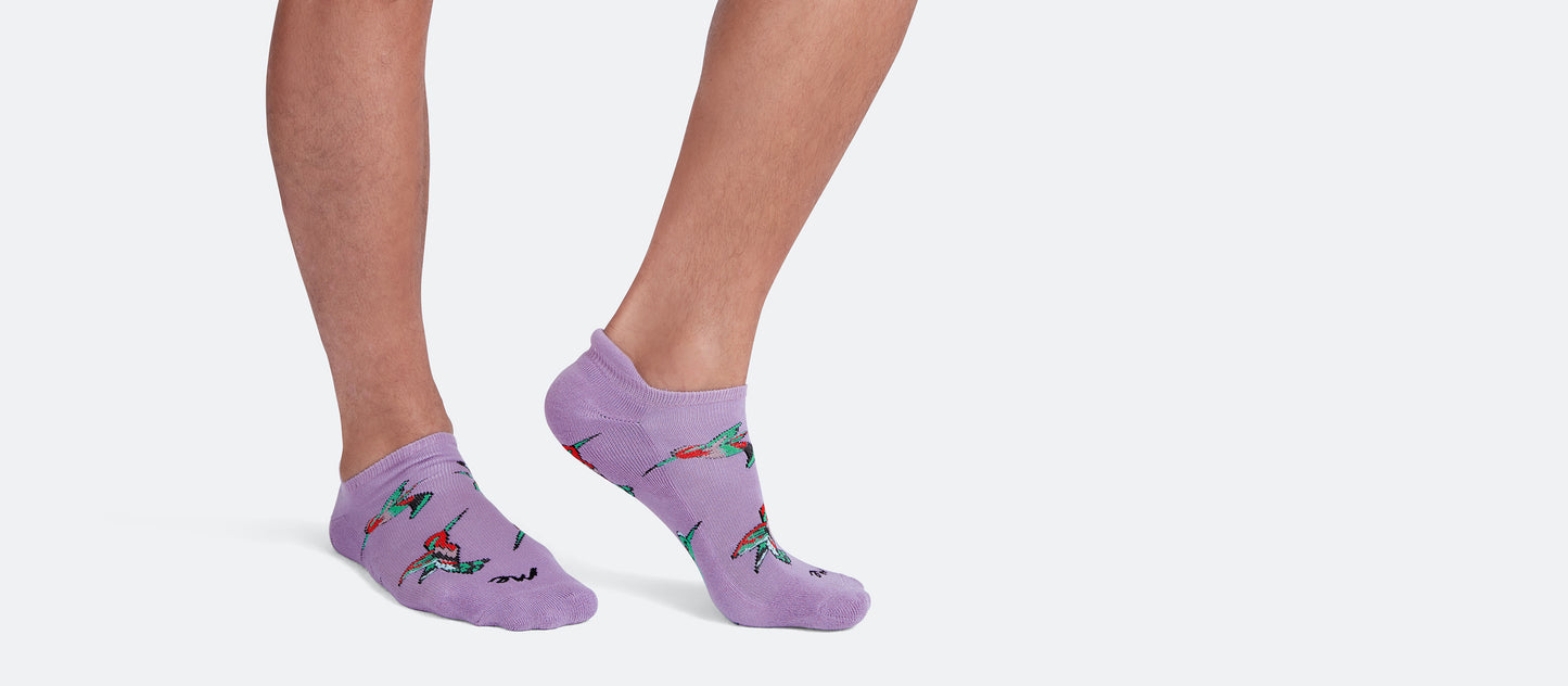 Heritage Ankle Sock | Hummingbirds
