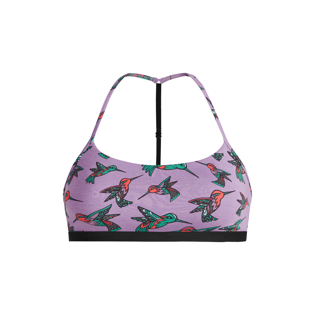 UltraModal™ Core T-Back Bralette | Hummingbirds